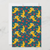 Cat Cupido Custom Valentijnsdag Party Kaart (Achterkant)