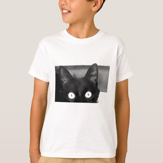 Cat Curiosity T-shirt (Voorkant)