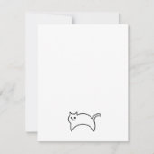 Cat Custom - Bedankt Opmerking voor cat Lover Notitiekaartje (Voorkant)