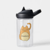 Cat Cute Cartoon toevoegen naam CamelBak Eddy Waterfles (Links)
