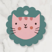 Cat Cute Gift Bedankjes Labels (Voorkant)