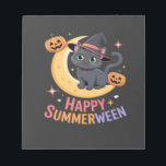 Cat Cute Halloween Aesthetic Essential T-Shirt Notitieblok<br><div class="desc">Cat Cute Halloween Aesthetic Essential T-Shirt</div>