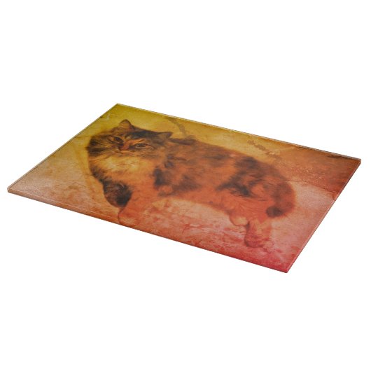Cat Cutting Board van Calico Snijplank (Hoek)
