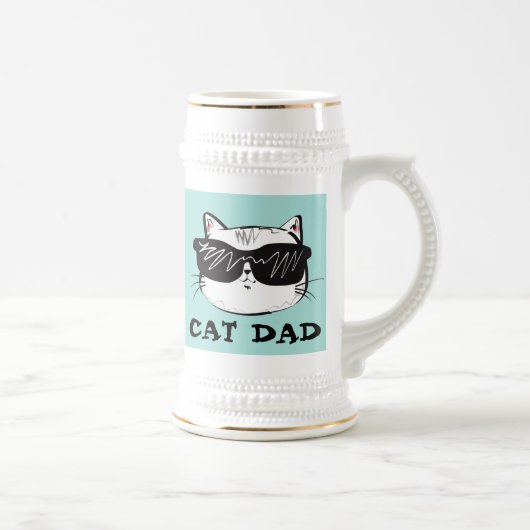 CAT DAD BEER STEIN BIERPUL (Rechts)