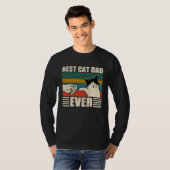 Cat Dad  Best Cat Dad Ever T-shirt (Voorkant volledig)