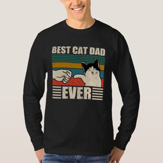 Cat Dad  Best Cat Dad Ever T-shirt (Voorkant)
