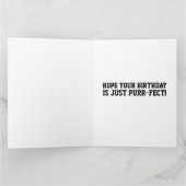 CAT DAD BIRTHDAY KAART VOOR BROTHER DAD HIM GUY (Binnen)