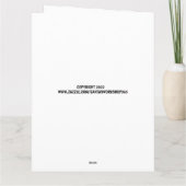 CAT DAD BIRTHDAY KAART VOOR BROTHER DAD HIM GUY (Achterkant)