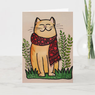CAT DAD BIRTHDAY-WENSKAARTEN KAART