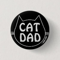 CAT DAD Black and White
