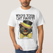  CAT DAD BLACK CAT T-shirts (Voorkant)