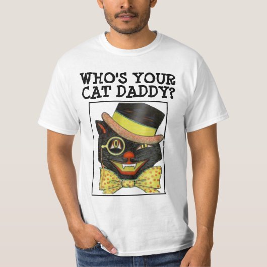  CAT DAD BLACK CAT T-shirts (Voorkant)