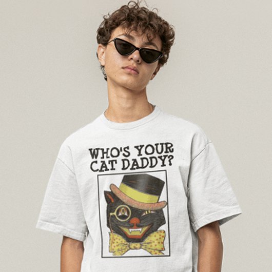  CAT DAD BLACK CAT T-shirts