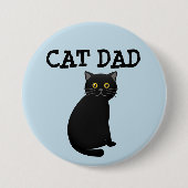 CAT DAD-BUTTON RONDE BUTTON 7,6 CM (Voorkant)