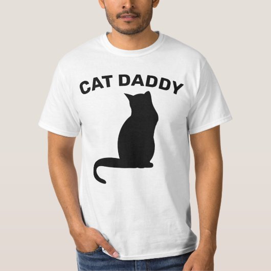 CAT DAD (CAT DADDY) Heren T-Shirt (Voorkant)