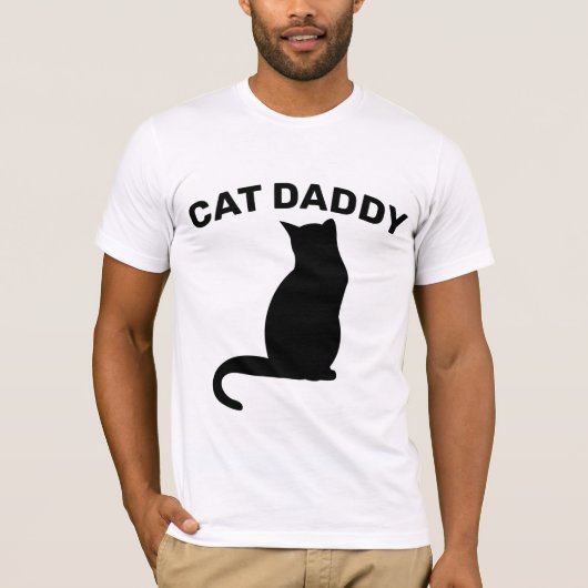 CAT DAD (CAT DADDY)-Mannen T-Shirts (Voorkant)
