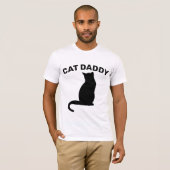 CAT DAD (CAT DADDY)-Mannen T-Shirts (Voorkant volledig)