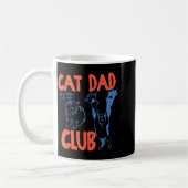 Cat Dad Club Funny Life Is Better With Cats  Koffiemok (Links)
