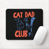 Cat Dad Club Funny Life Is Better With Cats Muismat (Met muis)