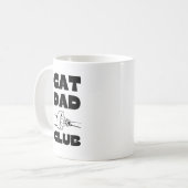 Cat Dad Club Koffiemok (Voorkant links)