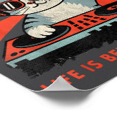 Cat Dad Club, Life Is Better With Cats, Cat Dad Fu Poster (Hoek)