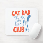 Cat Dad Club Life Is Better With Cats Father's Day Muismat (Met muis)