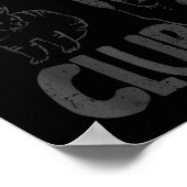 Cat Dad Club Life Is Better With Cats Father's Day Poster (Hoek)