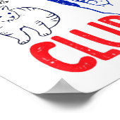 Cat Dad Club Life Is Better With Cats Father's Day Poster (Hoek)