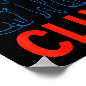 Cat Dad Club Life Is Better With Cats Father's Day Poster (Hoek)