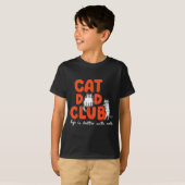 Cat Dad Club Life Is Better With Cats Father's Day T-shirt (Voorkant volledig)
