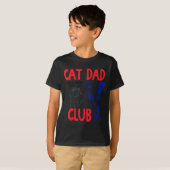Cat Dad Club Life Is Better With Cats Father's Day T-shirt (Voorkant volledig)