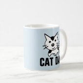 CAT DAD COFFEE MUGS KOFFIEMOK (Voorkant rechts)
