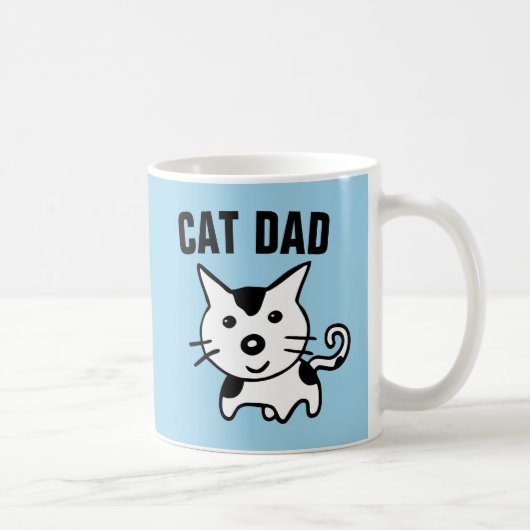 CAT DAD COFFEE MUGS KOFFIEMOK (Rechts)