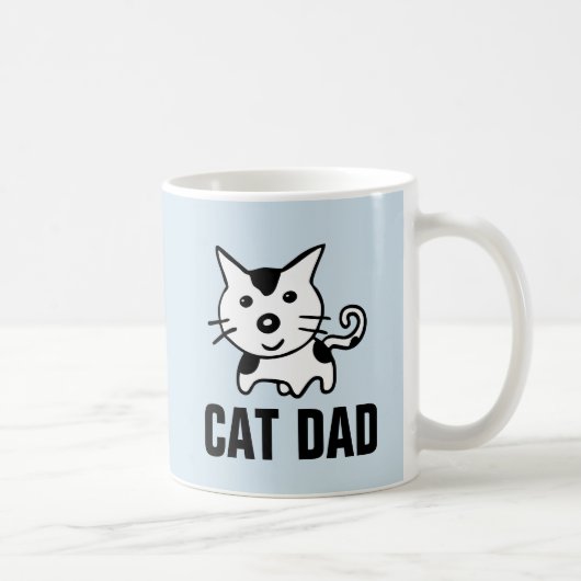 CAT DAD Coffee Mugs Koffiemok (Rechts)