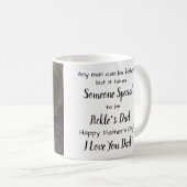 Cat Dad Custom Pet Foto Vaderdag Koffiemok (Voorkant rechts)