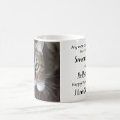 Cat Dad Custom Pet Foto Vaderdag Koffiemok (Center)