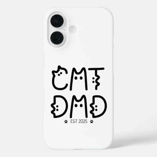 Cat Dad Custom Year Case-Mate iPhone Case (Achterkant)