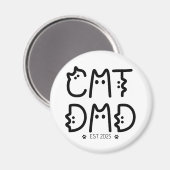 Cat Dad Custom Year Magneet (Voorkant / Achterkant)