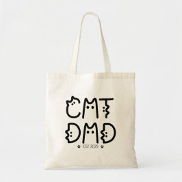 Cat Dad Custom Year Tote Bag