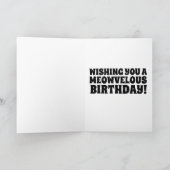 CAT DAD DADDY BIRTHDAY-KAART VOOR HEM KAART (Binnen)