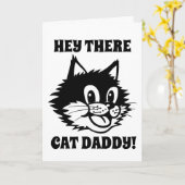 CAT DAD DADDY BIRTHDAY-KAART VOOR HEM KAART (Gele Bloem)