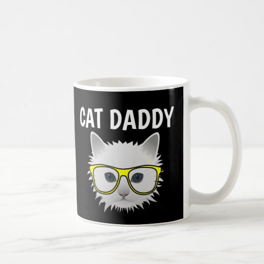 CAT DAD DADDY COFFEE MUGS KOFFIEMOK (Rechts)