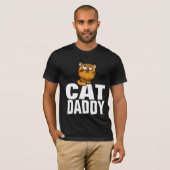 CAT DAD DADDY T-SHIRTS T - SHIRTS (Voorkant volledig)