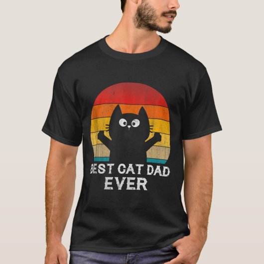 Cat Dad Ever - Funny Cats Tank Top  (Voorkant)