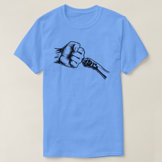 Cat Dad Fist Bump Shirt (Design voorkant)