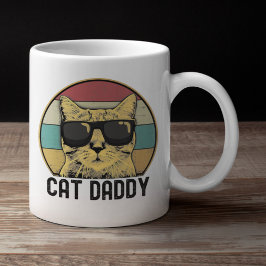 Cat Dad Funny Cat Lovers Koffiemok