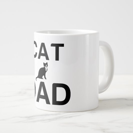 CAT DAD GROTE KOFFIEKOP (Voorkant rechts)