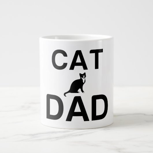 CAT DAD GROTE KOFFIEKOP (Voorkant)