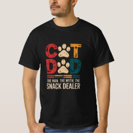 Cat Dad Het Man De mythe De snackdealer T-shirt