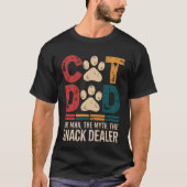 Cat Dad Het Man De mythe Grappige Mannen Shirt (Voorkant)